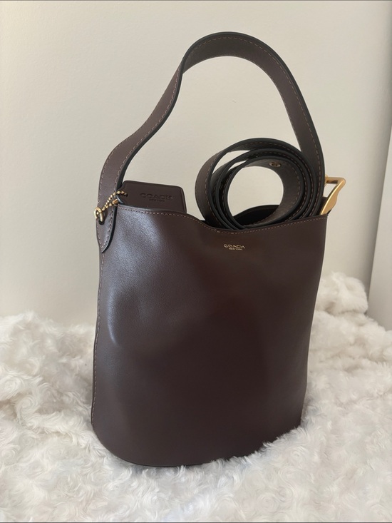 Coach Handbags - Coach Bleaker Small
Leather Hobo with Gold Accent